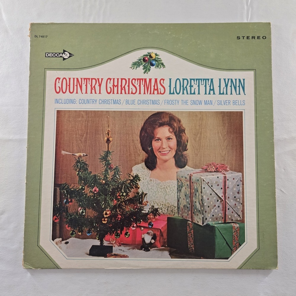 Loretta Lynn Country Christmas Record Album Vinyl LP Fair Tested DL 74817